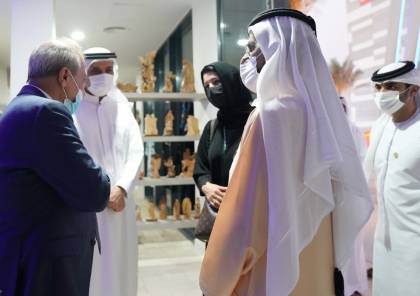 اللواء ماجد فرج رئيس جهاز المخابرات العامة خلال لقائه بحاكم دبي محمد بن راشد آل نيهان