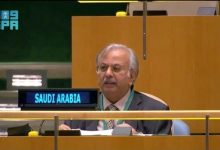 مندوب المملكة العربية السعودية الدائم لدى الأمم المتحدة السفير عبدالله بن يحيى المعلمي عن